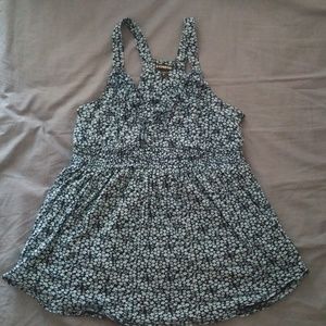 Express Blue Floral Top